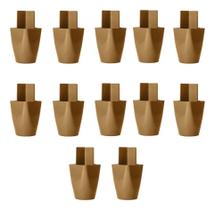 Kit 12 PÃs De Móveis Guarda Roupa Armario Comoda 7cm Marrom Kit 12 PÃs De Móveis Guarda Roupa Armario Comoda 7cm Marrom