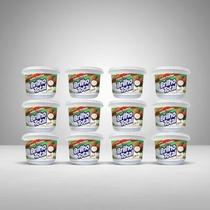 Kit 12 Pasta de Coco 500g Remove Sujeira Difícil