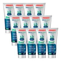 Kit 12 Pasta de Dente Gel 90g Oxypro Combate Manchas Aftas Creme Gel Dental Dentalclean