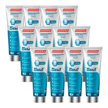 Kit 12 Pasta de Dente Gel 90g Regenerador Sensitive Cárie Sensíveis Creme Dental Dentalclean