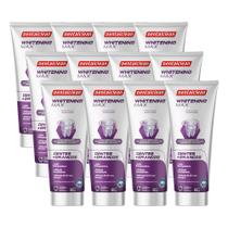 Kit 12 Pasta de Dente Gel Whitening Max Clareamento 90g Creme Dental Dentalclean