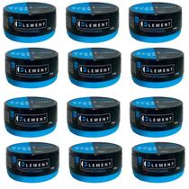 Kit 12 Pasta Modeladora Cabelo Alta Fixação Efeito Molhado Element Alfa Looks 150g Kit 12 Pasta Modeladora Cabelo Alta Fixação Efeito Molhado Element Alfa Looks 150g