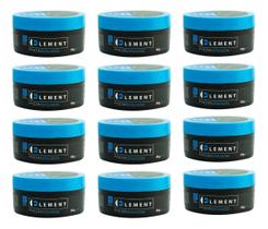 Kit 12 Pasta Modeladora Cabelo Alta Fixação Efeito Molhado Element Alfa Looks 80g Kit 12 Pasta Modeladora Cabelo Alta Fixação Efeito Molhado Element Alfa Looks 80g