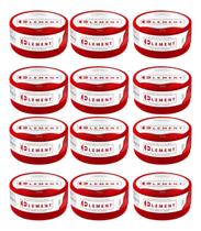 Kit 12 Pasta Modeladora Efeito Brilho 150g For Men Element