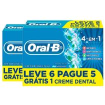 Kit 12 Paste Creme Dental Oral-B 4 em 1 Menta Fresca Anticaries Kit 12 Paste Creme Dental Oral-B 4 em 1 Menta Fresca Anticaries