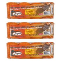 Kit 12 Pastilha Pesca Carpa Cabeçuda Mamão Papaia 280g Biguá Kit 12 Pastilha Pesca Carpa Cabeçuda Mamão Papaia 280g Biguá