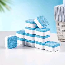 KIT 12 Pastilhas para Limpeza de Máquinas de Lavar Roupas Efervescentes Multifuncional KIT 12 Pastilhas para Limpeza de Máquinas de Lavar Roupas Efervescentes Multifuncional