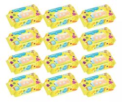 Kit 12 Pcts Toalhas Umedecidas Clean Baby C/100 unidades Total 1200