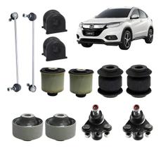 Kit 12 Peças Buchas + Pivo Susp Diant Honda Hrv 2015 A 2021