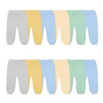 Kit 12 Peças Calça Mijão Culote Sem Pé 100 Algodão Bebê Menino Kit 12 Peças Calça Mijão Culote Sem Pé 100 Algodão Bebê Menino