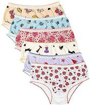 Kit 12 Peças Calcinha Infantil Estampada Em Algodão Modelo Básico Sortidas Ótima Qualidade