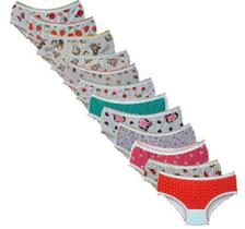 Kit 12 Peças Calcinhas Infantis Estampas Sortidas Kit 12 Peças Calcinhas Infantis Estampas Sortidas