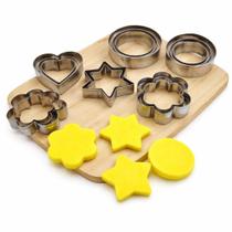 Kit 12 Peças Cortador De Pasta Americana Desenhos Diversos
