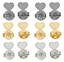 Kit 12 Peças De Tarraxa Mágica Ear Cuff Orelha Rasgada Kit 12 Peças De Tarraxa Mágica Ear Cuff Orelha Rasgada