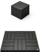 KIT 12 Peças Deck Modular Plástico 30x30