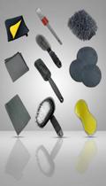 Kit 12 Peças Limpeza Detalhe Profissional Automotivo