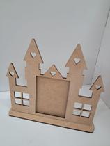 Kit 12 peças Porta Retrato Castelo para foto 9x7 cm em MDF Festas / Princesa Kit 12 peças Porta Retrato Castelo para foto 9x7 cm em MDF Festas / Princesa
