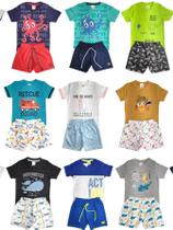 Kit 12 Peças Sortidas 6 Conjuntos Verão Menino