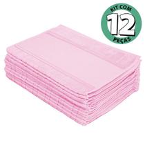 Kit 12 Peças Toalha de Lavabo Bordar a Mão Aveludada Artesanalle Dohler - Emcompre