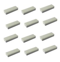 Kit 12 pedra de afiar amolar faca dupla face 150 mm top Kit 12 pedra de afiar amolar faca dupla face 150 mm top