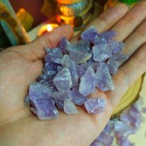 Kit 12 Pedras Ametista Bruta Proteção Espiritualidade Stress Ansiedade Cristal Natural