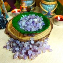 Kit 12 Pedras Ametistas Rolada Mini de Bolso - Proteção Espiritualidade Stress Ansiedade - Cristal Natural Kit 12 Pedras Ametistas Rolada Mini de Bolso - Proteção Espiritualidade Stress Ansiedade - Cristal Natural