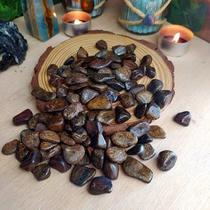 Kit 12 Pedras Bronzita Rolada - A Pedra da Certeza - Cristal Natural