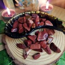 Kit 12 Pedras Jaspe Africano Rolada Mini de Bolso 1 a 3cm - Estabilidade e Equilíbrio - Pedra Natural