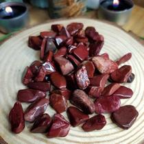 Kit 12 Pedras Jaspe Africano Rolada Mini de Bolso 1cm - Estabilidade e Equilíbrio - Pedra Natural