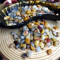 Kit 12 Pedras Jaspe Mokaita Mookaite Rolada Mini de Bolso (5mm) - Felicidade - Pedra Natural