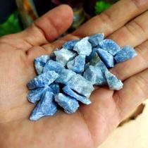 Kit 12 Pedras Quartzo Azul Bruto - Cura e Meditação - Cristal Natural