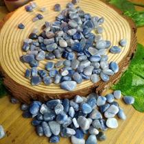 Kit 12 Pedras Quartzo Azul Rolado - Pedra da Meditação - Cristal Natural - CASA FÉ