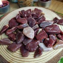 Kit 12 Pedras Quartzo Vermelho Rolado 1 a 2cm - Proteção - Pedra Natural