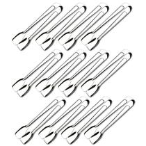 Kit 12 Pegadores de Aço Inox 18cm Churrasco Salada Frios Pinça para Gelo Brinox