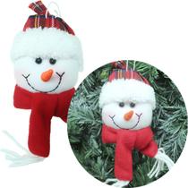 Kit 12 Pendentes Enfeite Árvore De Natal Boneco De Neve 20cm Kit 12 Pendentes Enfeite Árvore De Natal Boneco De Neve 20cm