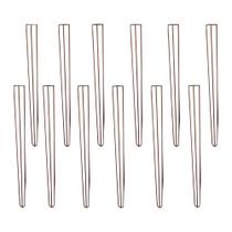 Kit 12 Pés de Metal 90 CM Hairpin Legs Aparador e Mesa de Canto Bronze G41