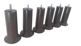 Kit 12 Pes Marrom Politileno para Cama Box Altura 13cm Altura - FENIX MENDONCA