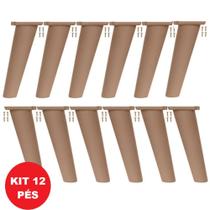 Kit 12 Pés Palito Retro Rack 15cm Plastico Acompanha Parafusos Para Mesa Poltrona Cabeceira Criado Kit 12 Pés Palito Retro Rack 15cm Plastico Acompanha Parafusos Para Mesa Poltrona Cabeceira Criado
