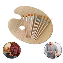 Kit 12 Pincéis Artisticos E Paleta Gode Pontas Fina Chata