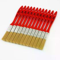 Kit 12 Pincéis Unipega One Nº 10 (1 Polegada) Profissional Cerdas Sintéticas Cabo Plástico