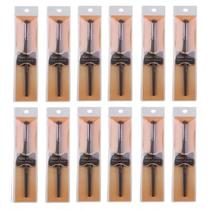 Kit 12 Pincel Côncavo para Esfumar Sombras Hello Mini