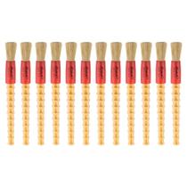 Kit 12 Pincel p/Halogenantes Branca n.04 roma Kit 12 Pincel p/Halogenantes Branca n.04 roma