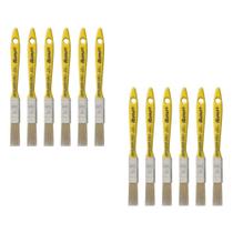 Kit 12 Pincel Trincha 1/2 Polegada Roma Verniz Pro 313