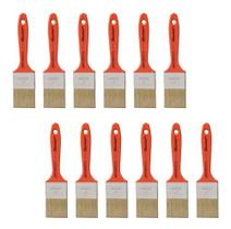 Kit 12 Pincel Trincha 2 Polegadas Roma 303 Verniz Multiuso Kit 12 Pincel Trincha 2 Polegadas Roma 303 Verniz Multiuso