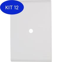 Kit 12 Placa Cega 1 Furo 9,5Mm 4X2 Liz - Tramontina