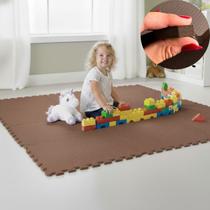Kit 12 Placa EVA 50x50 10mm Tapete Tatame Manta Piso Emborrachado Academia Fitness Yoga Proteção Conforto Amortecimento Infantil Térmico.