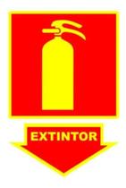 Kit 12 placa sinalização extintor 20x30