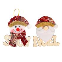 Kit 12 Placas De Natal Papai Noel E Boneco De Neve Natalino 11,5cm