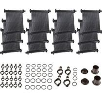 Kit 12 Placas Solar 0,50m x 3m para Piscinas até 23.000 Litros com Acessórios FLUIDRA