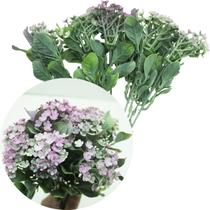Kit 12 Plantas Kalanchoe Artificiais Flores Rosa Jardim 30cm Kit 12 Plantas Kalanchoe Artificiais Flores Rosa Jardim 30cm